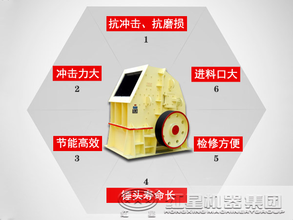 红星环锤式破碎机性能优势